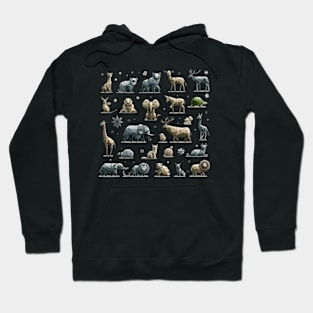 Geometric Wildlife Collection Hoodie